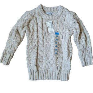 NWT The Childrens Place Toddler Boy Cable Knit Sweater Pullover Cardigan…